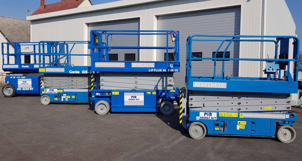 Az ollós emelő bérlés sokféle munkához jó megoldás